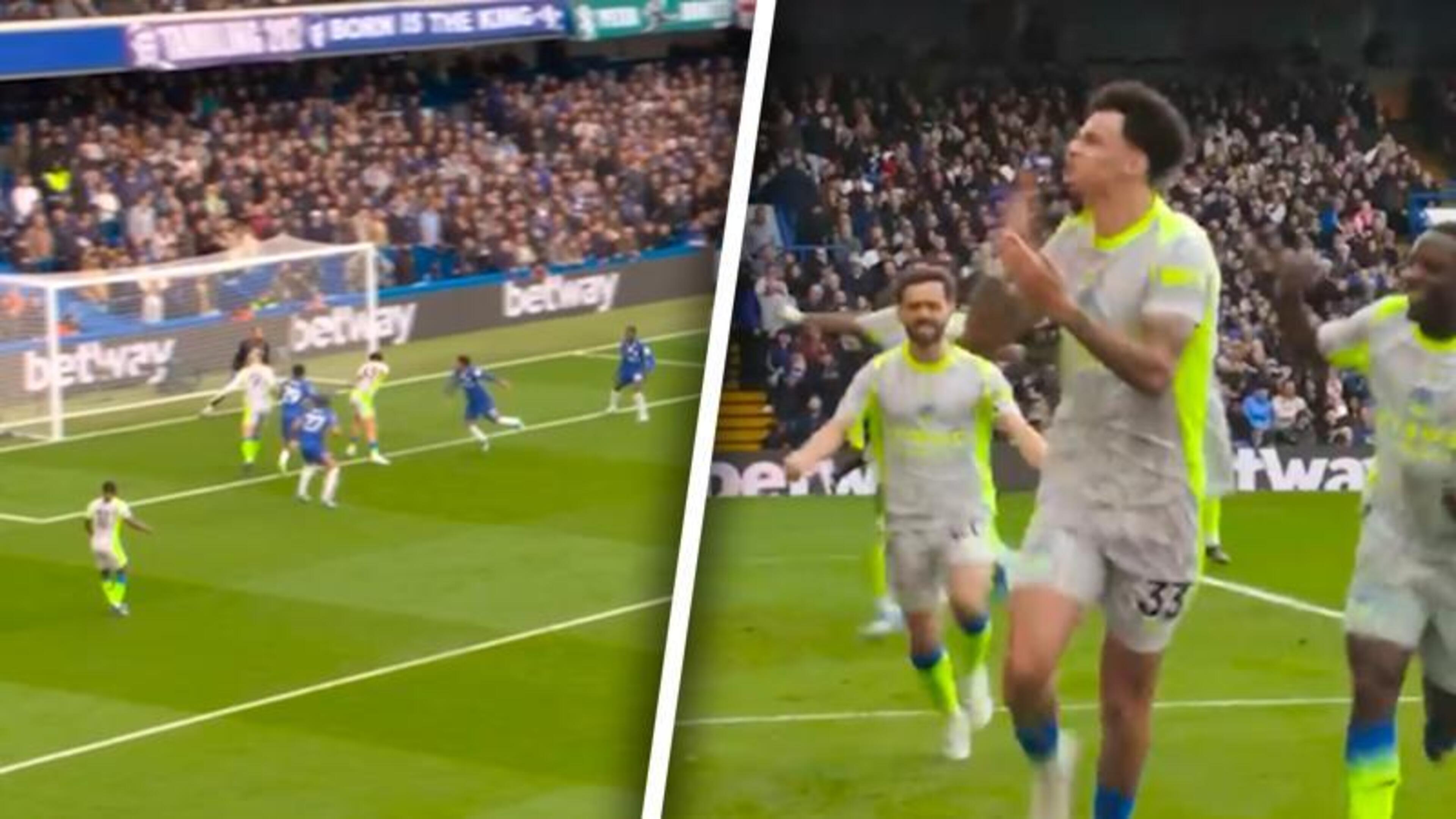 Videogoal: Manchester City opent score tegen Chelsea via O'Reilly