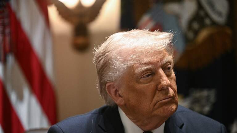 De Amerikaanse president Donald Trump.