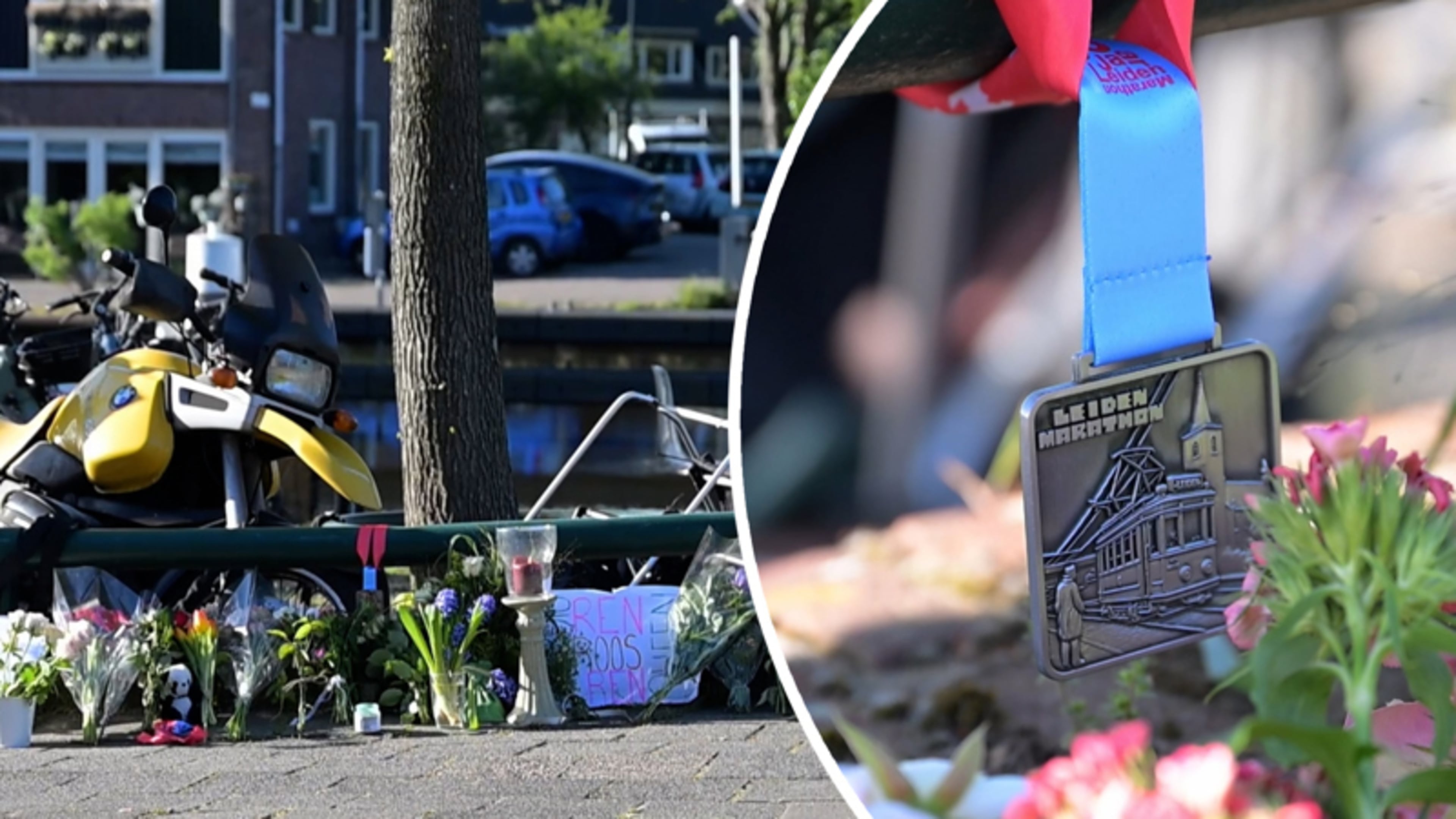 Bloemen voor 15-jarige Rosalie die tijdens halve marathon overleed Leiden