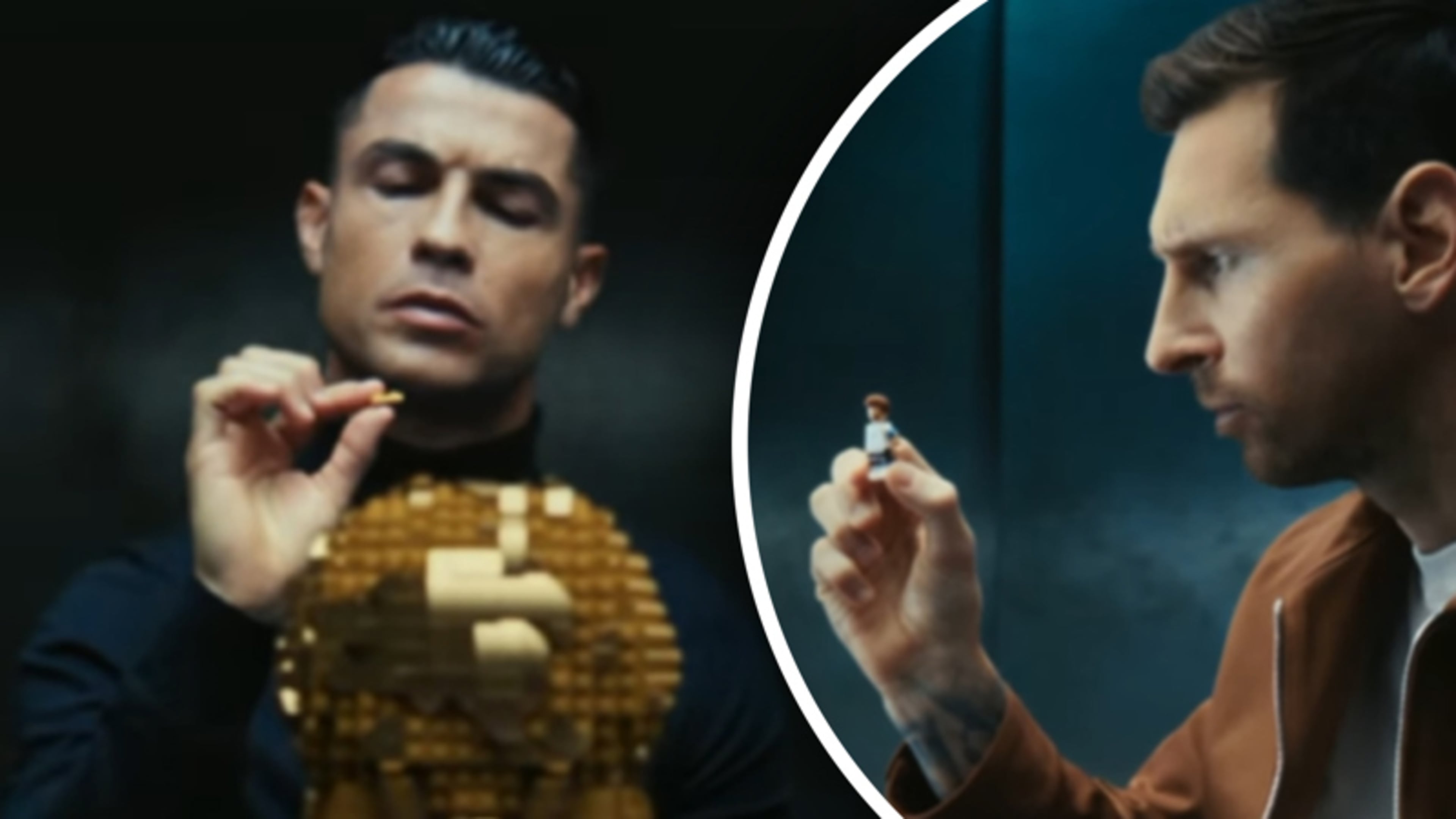 Na commercial met Ronaldo, Messi. Mbappé en Vinicius: 'Dit doet Lego heel slim'