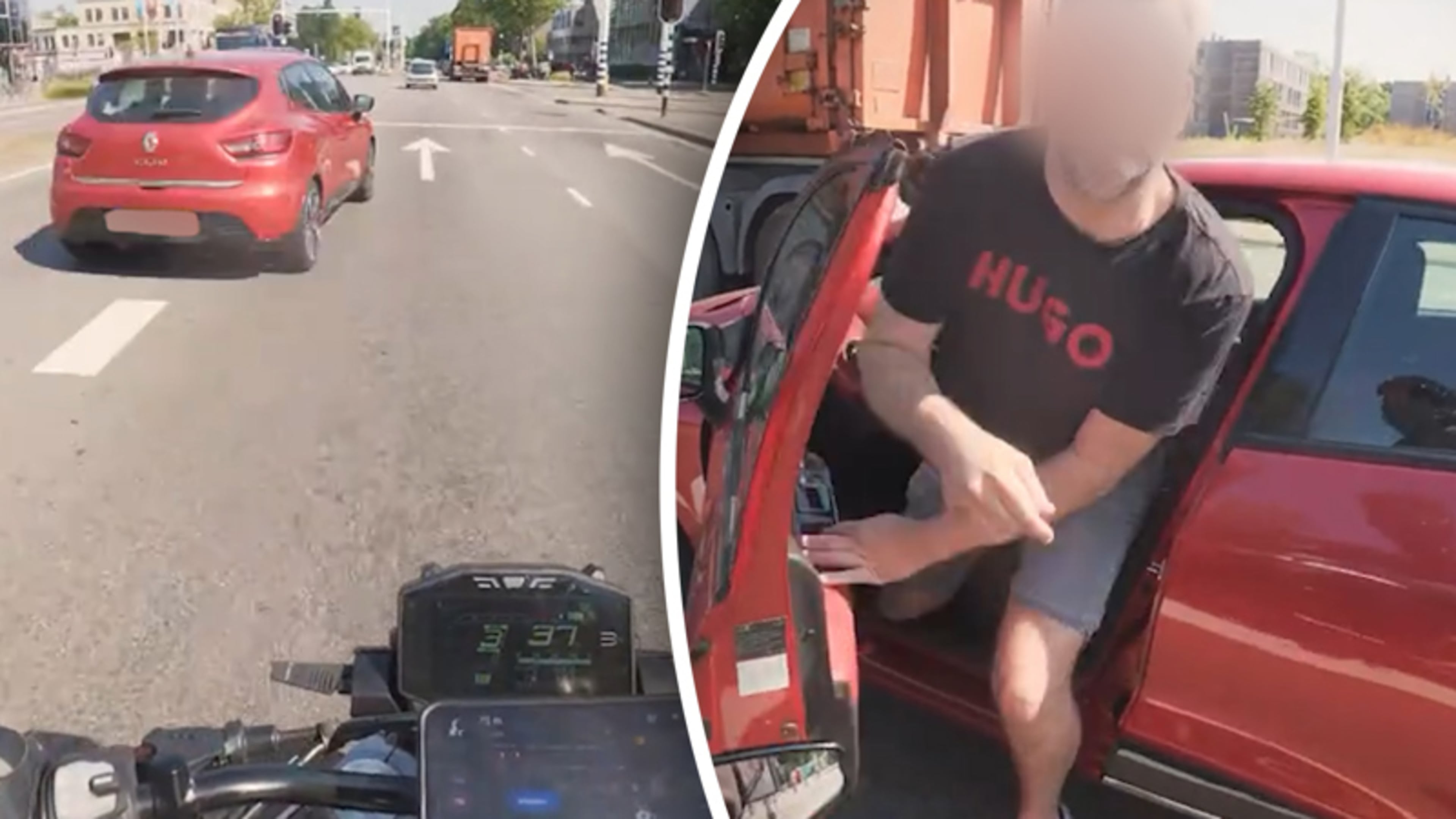 Aso-bestuurder aangesproken door motorrijder: ‘Rijd dan door, mongooltje!’