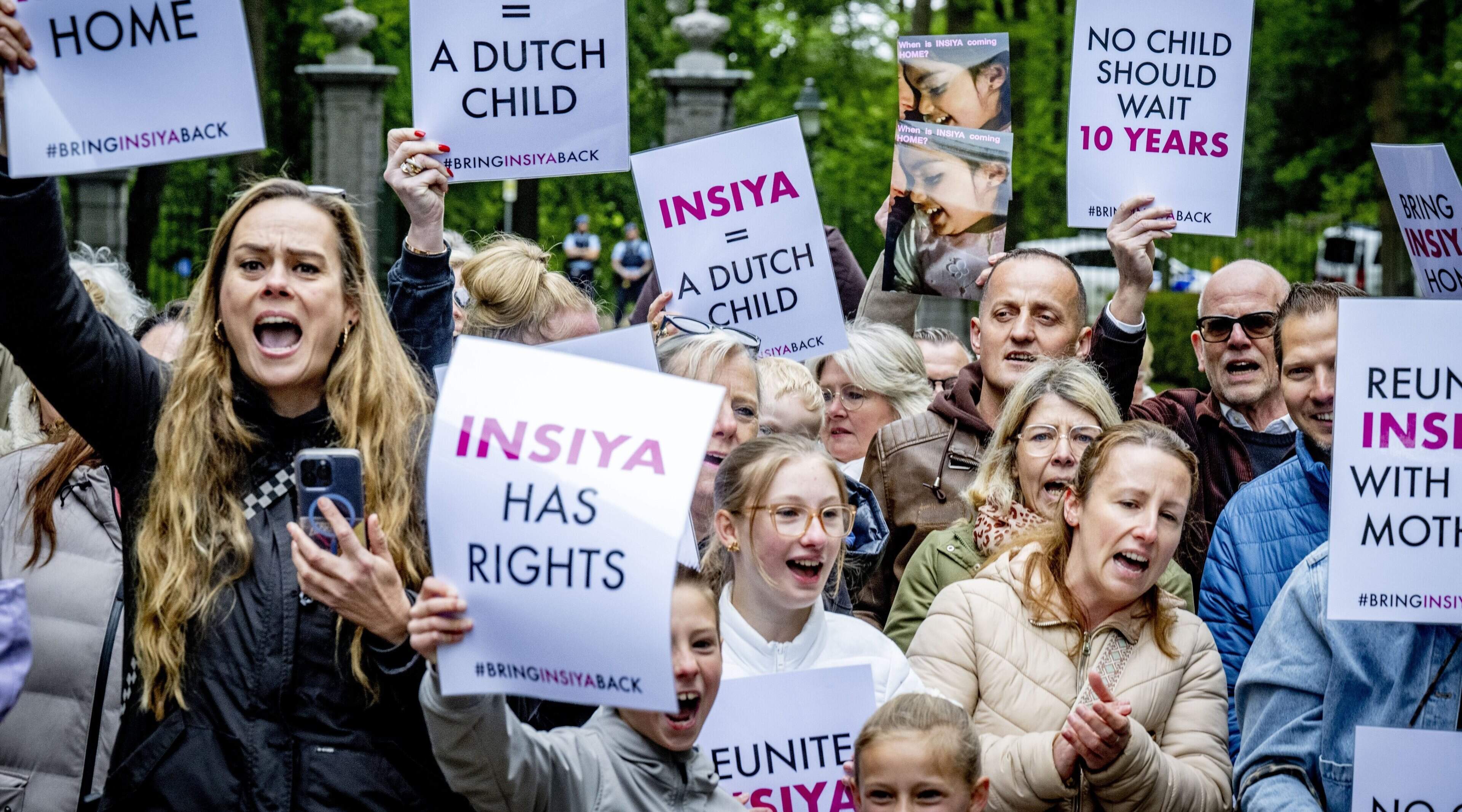Indiase premier Modi ontwijkt demonstranten voor Insiya bij paleis Huis ten Bosch, maar moeder Nadia blijft hopen
