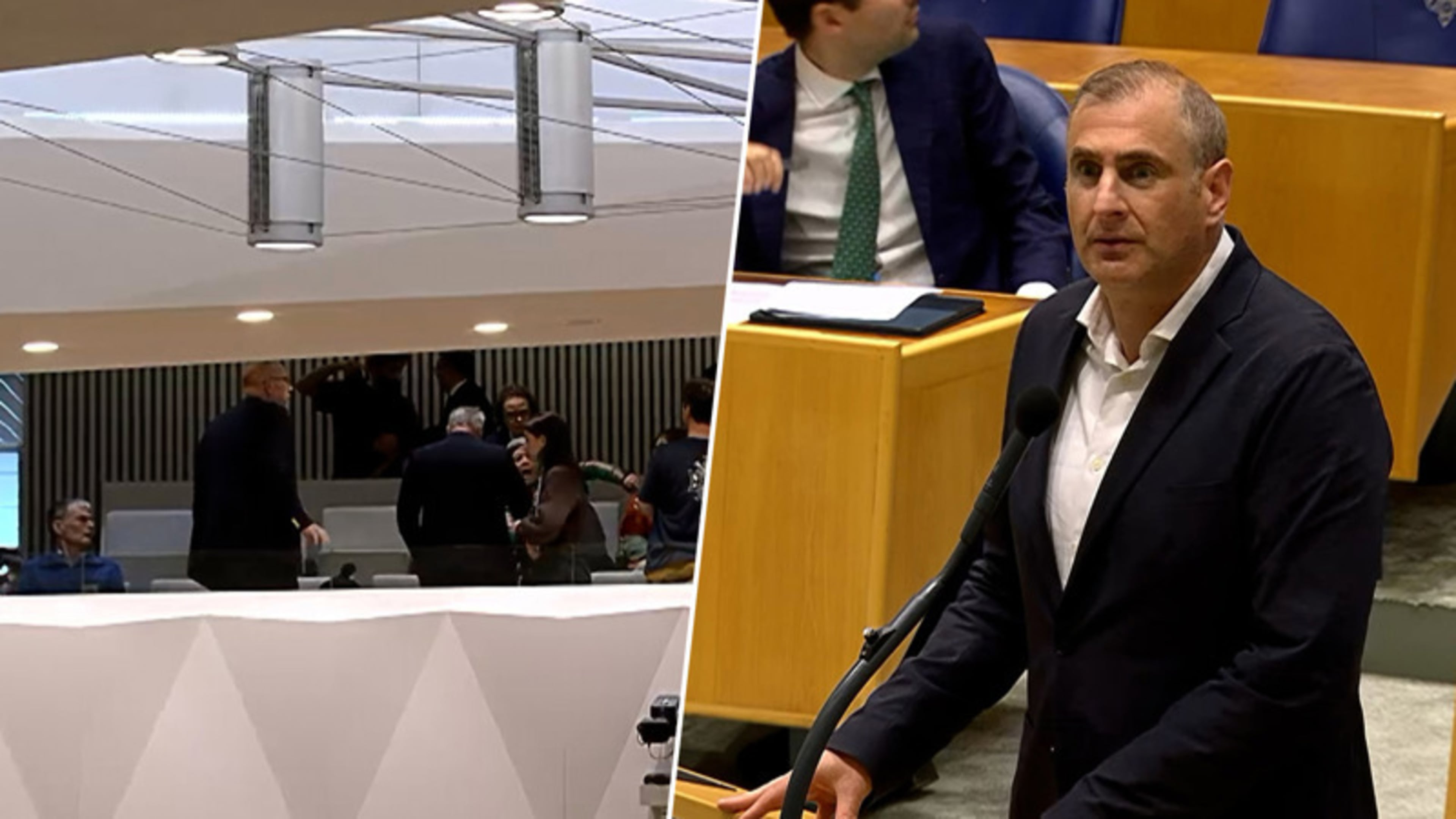 Chaotisch begin Midden-Oosten debat: publieke tribune wordt leeggehaald