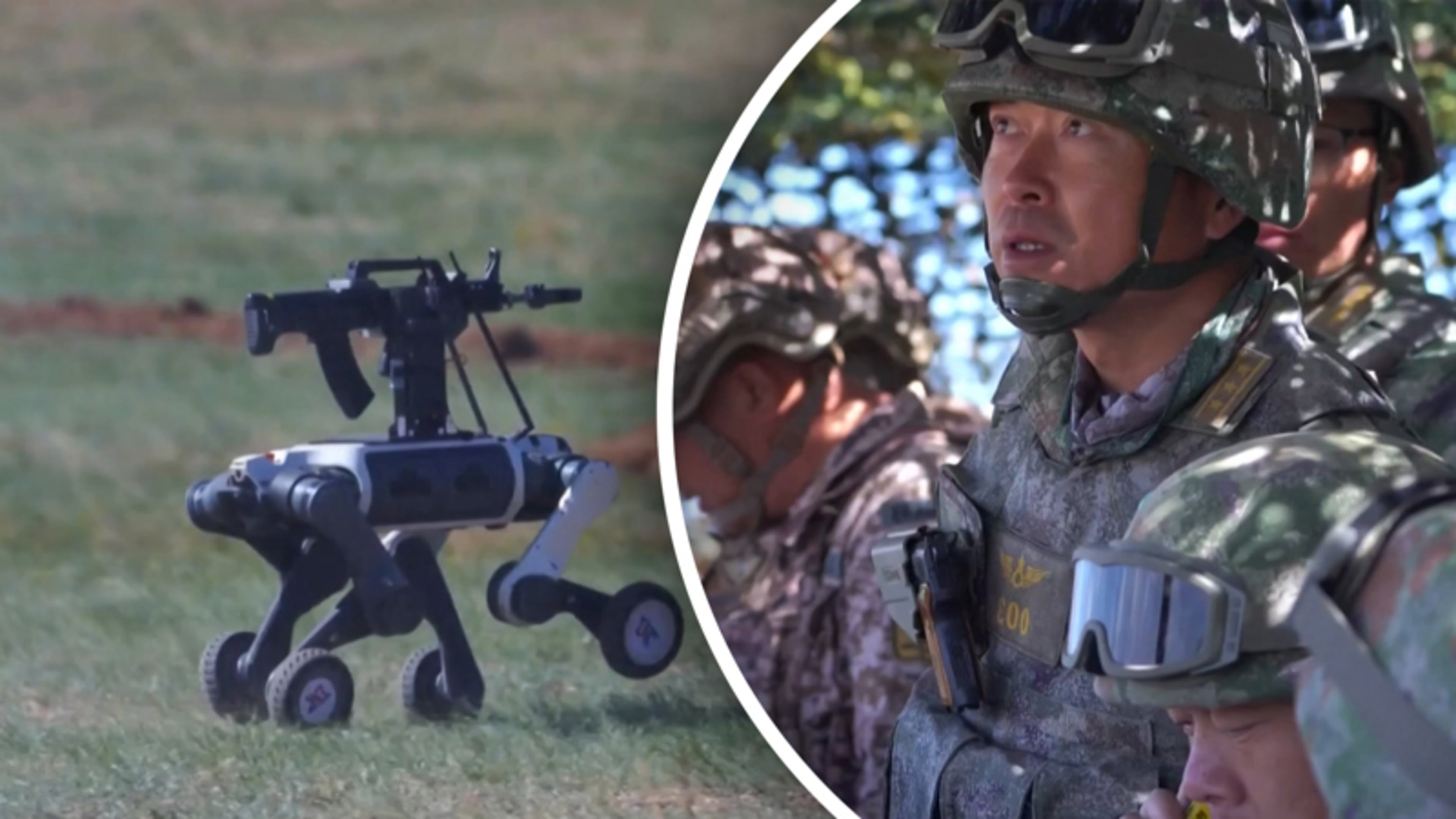 Chinese leger deelt beelden: robotwolven ingezet op slagveld