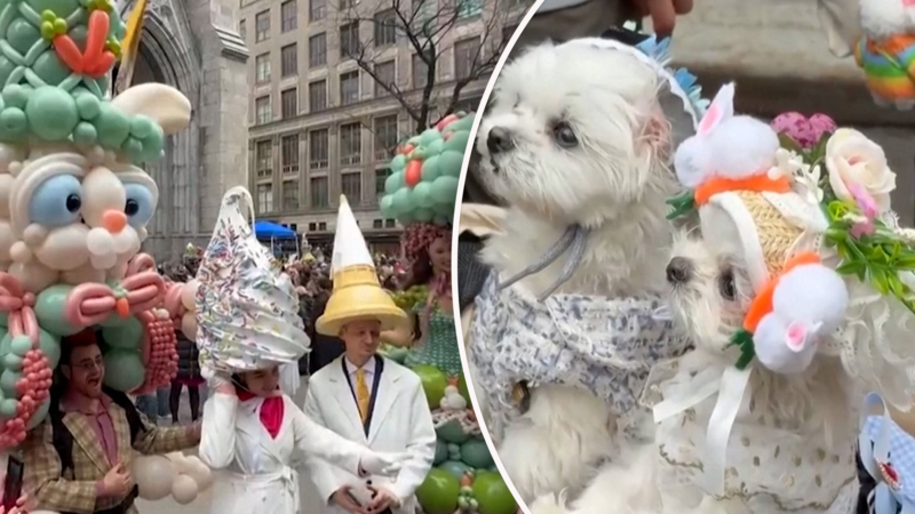 Kleurrijke paastraditie in New York trekt honderden mensen
