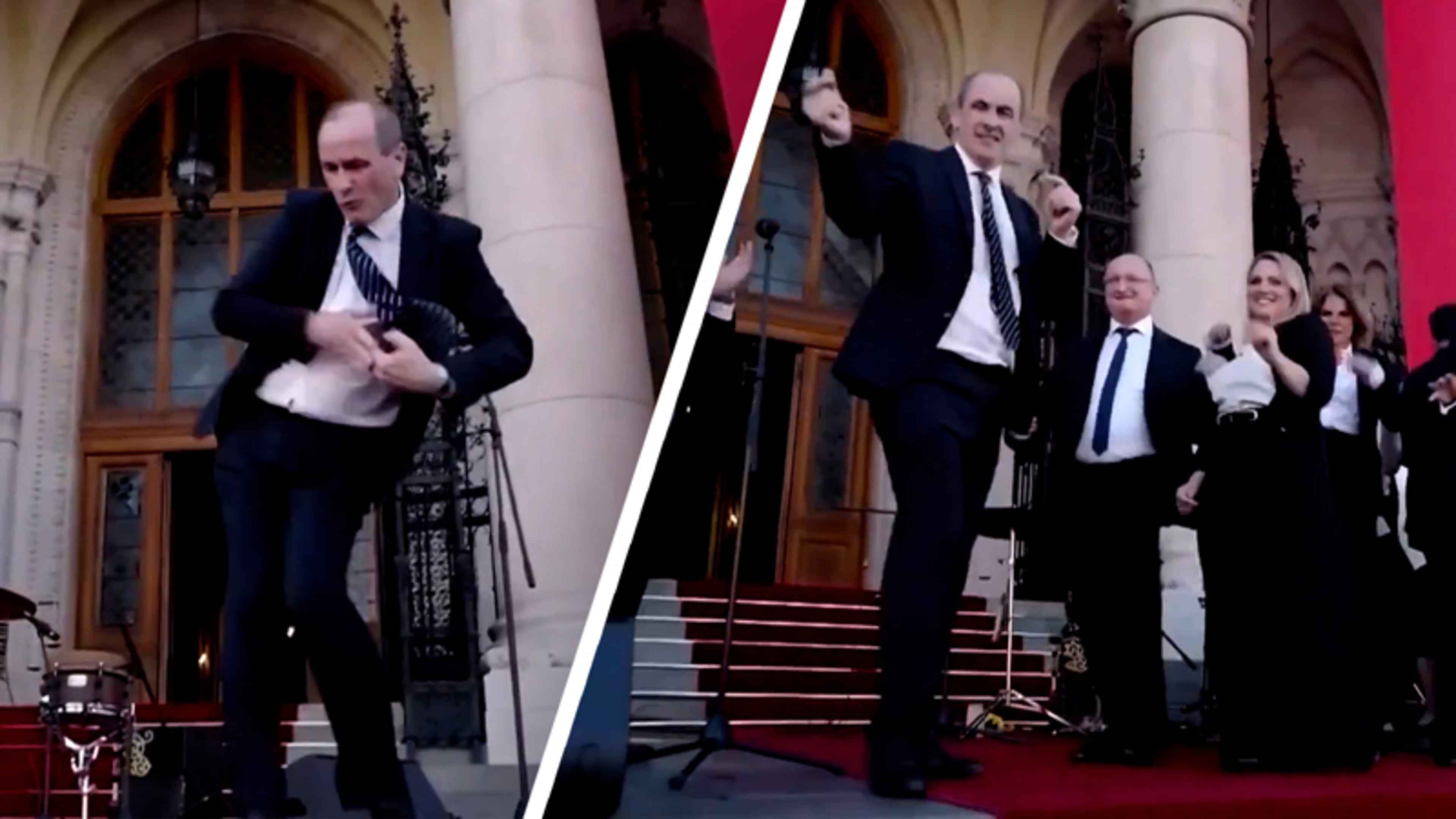 Hongaarse minister steelt show met opvallende dansmoves