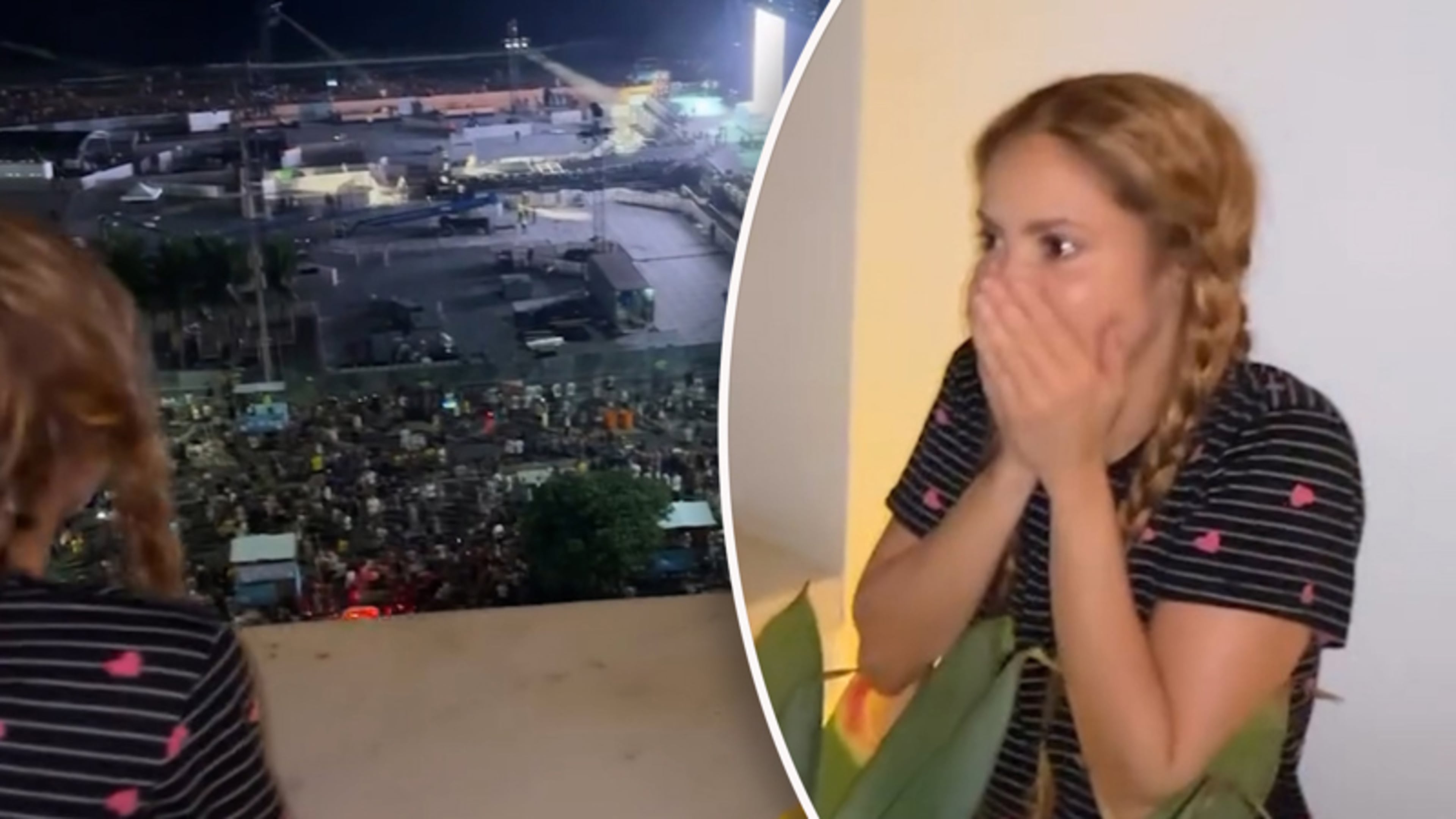 Shakira verbaasd door opkomst gratis megaconcert