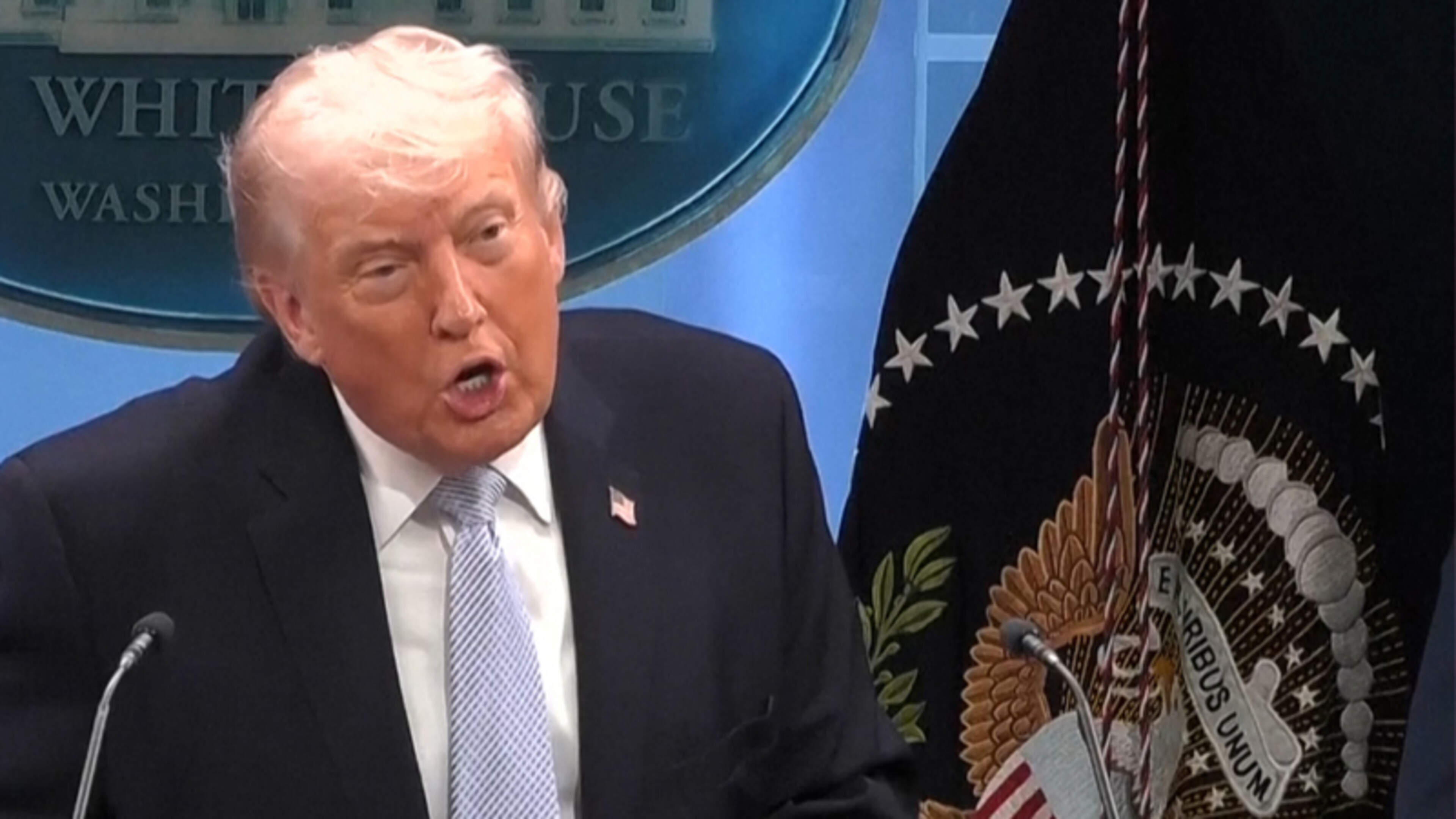 Trump zegt dat God de VS steunt in conflict met Iran