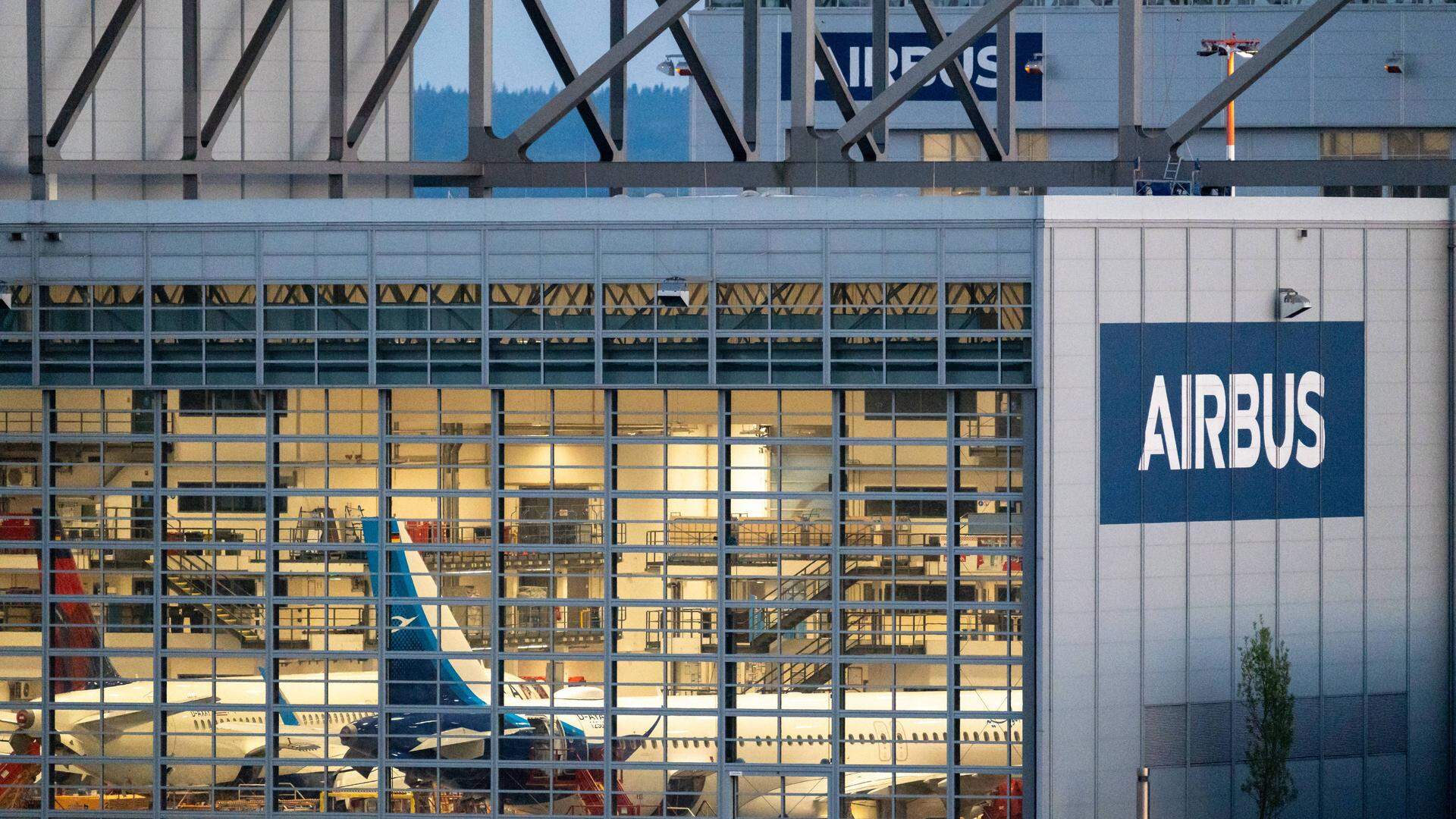 Assembalgefabriek van Airbus in Hamburg