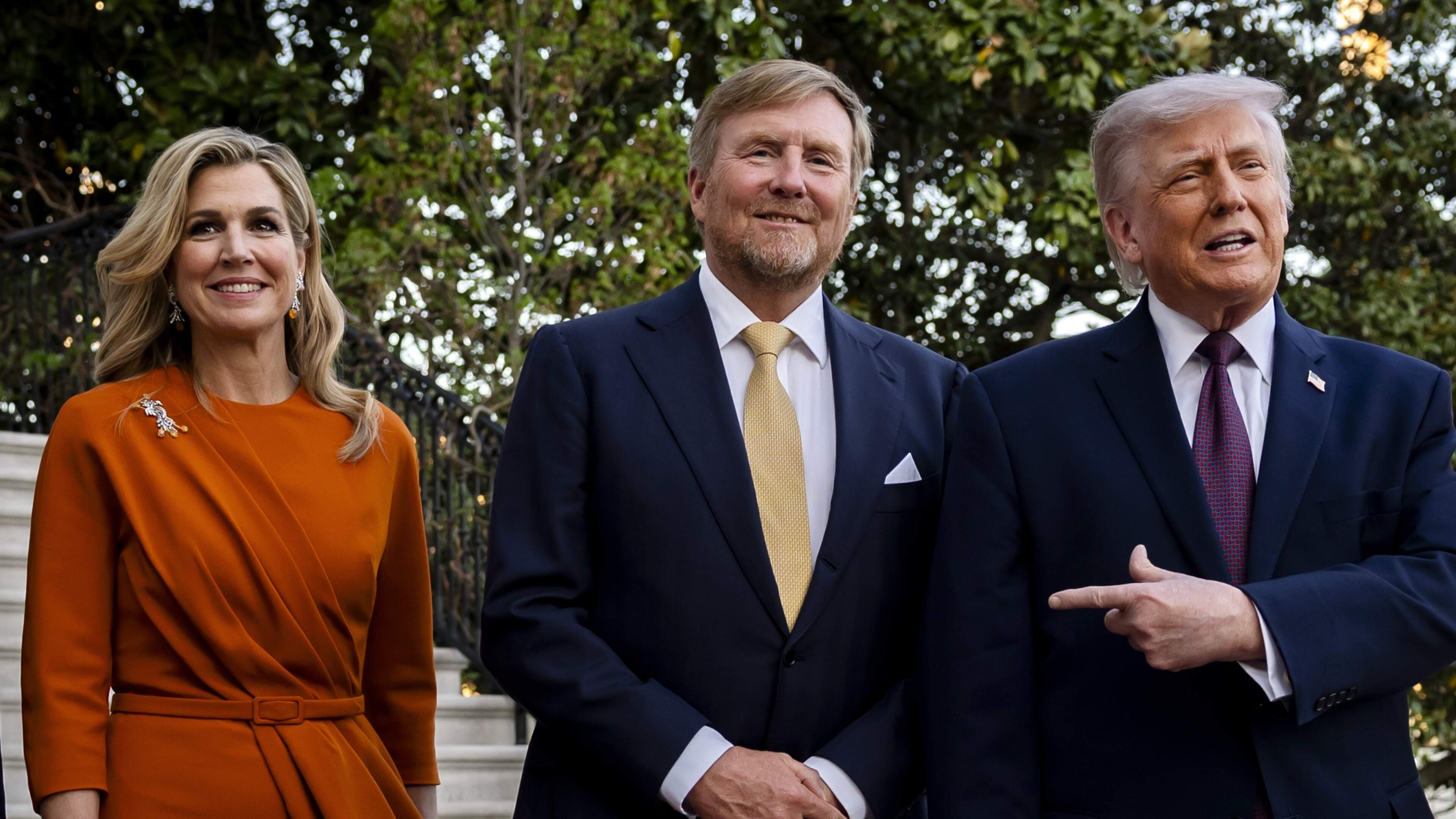 Oranjes vol in charme-offensief tijdens diner met Trump, maar: ’Te kort om elkaar te overtuigen’