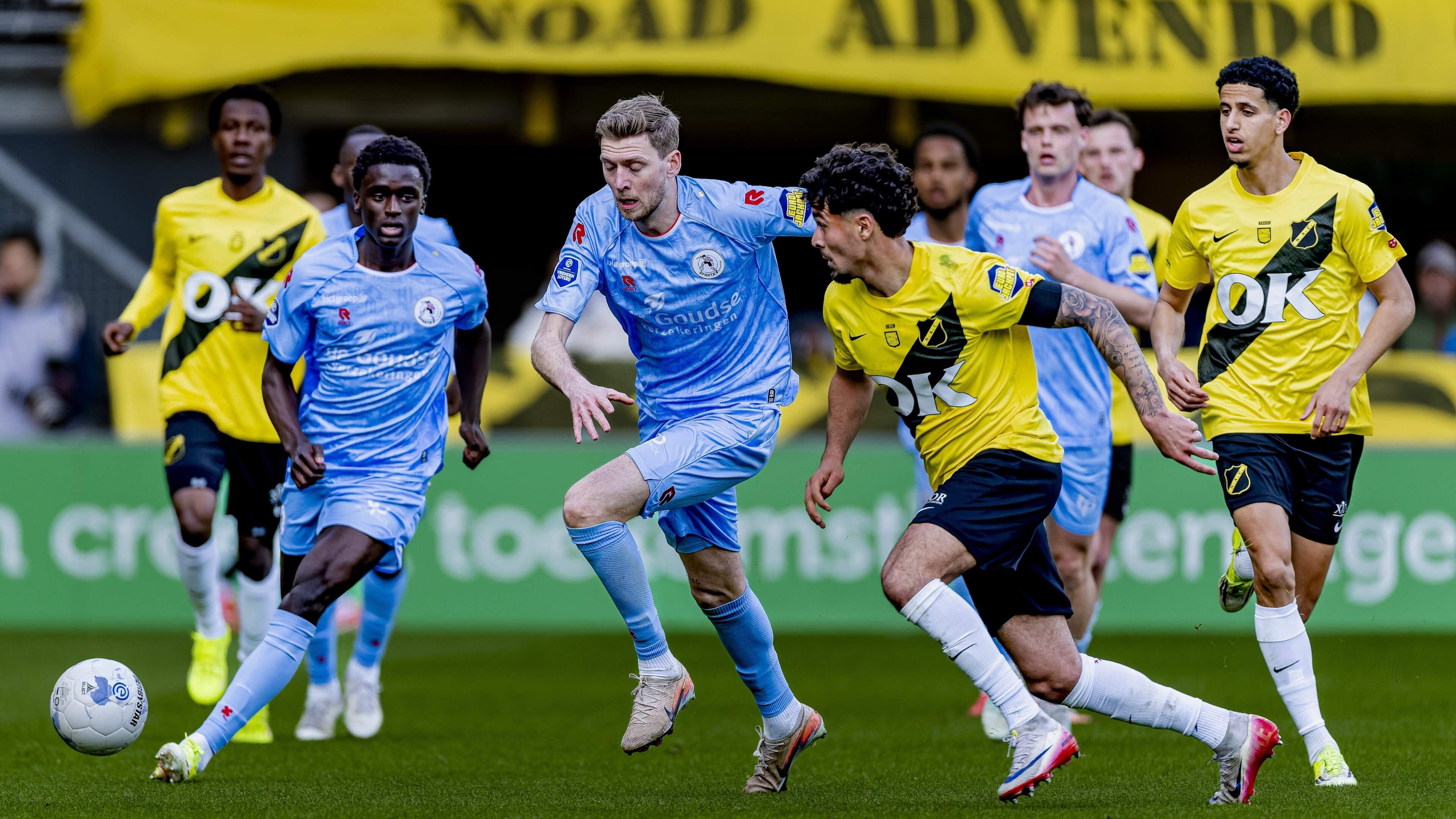 NAC Breda kan in degradatiestrijd niet optimaal profiteren van nederlagen Telstar en Excelsior