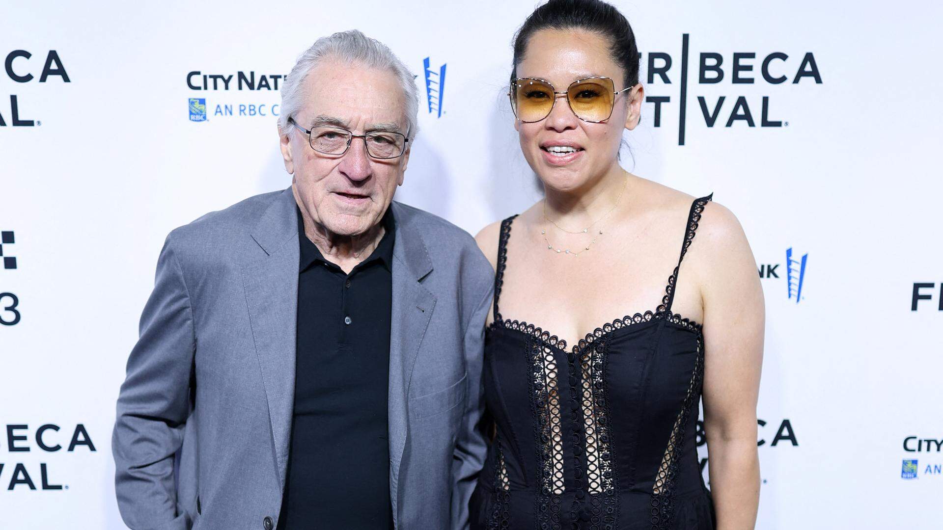 Robert De Niro en zijn vriendin Tiffany Chen.