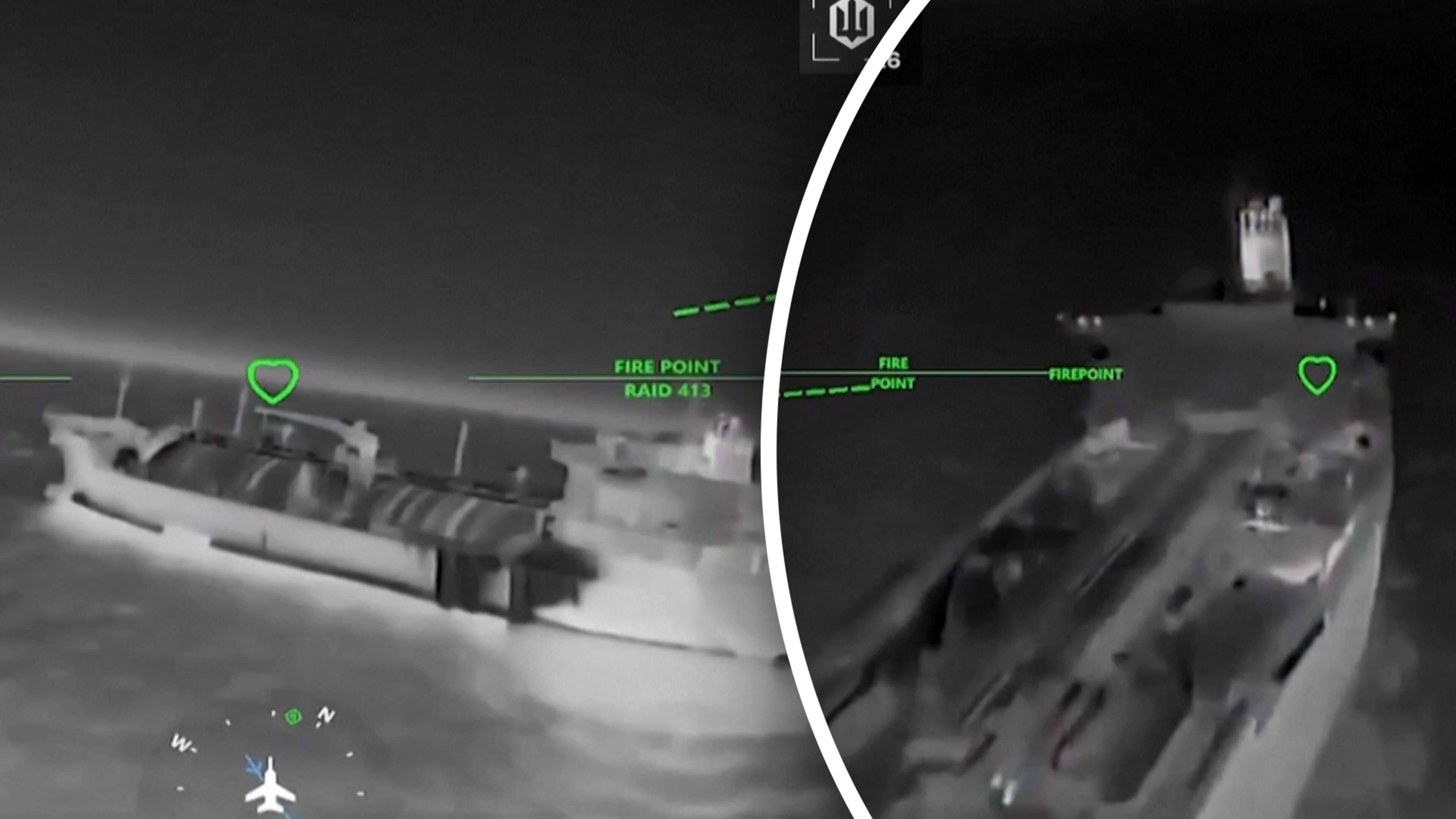 Beelden gedeeld: Oekraïne valt 20 Russische schepen aan op de Zwarte Zee