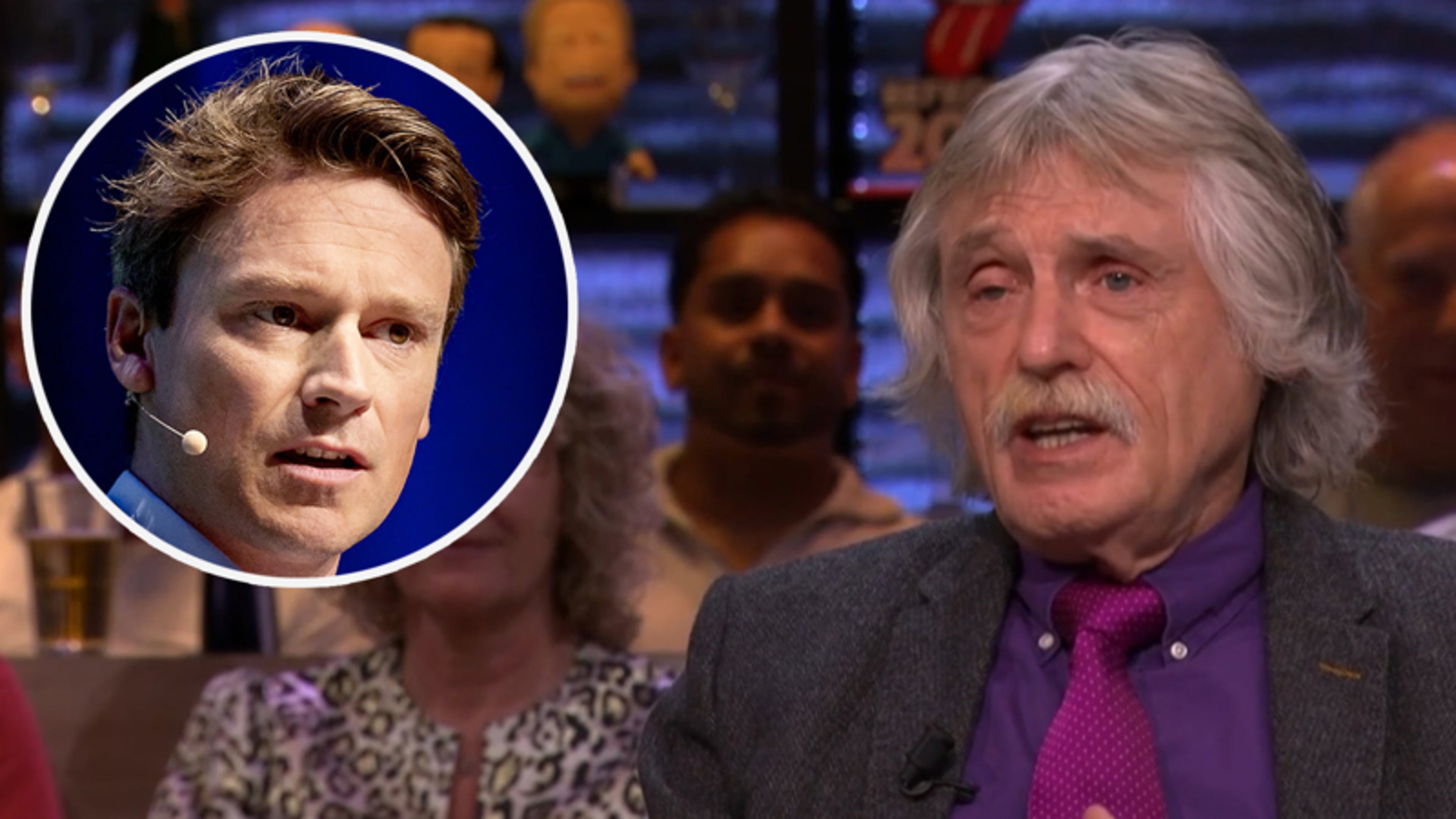 Johan Derksen haalt uit naar Sander Schimmelpenninck: ‘Ontzettende lul!’
