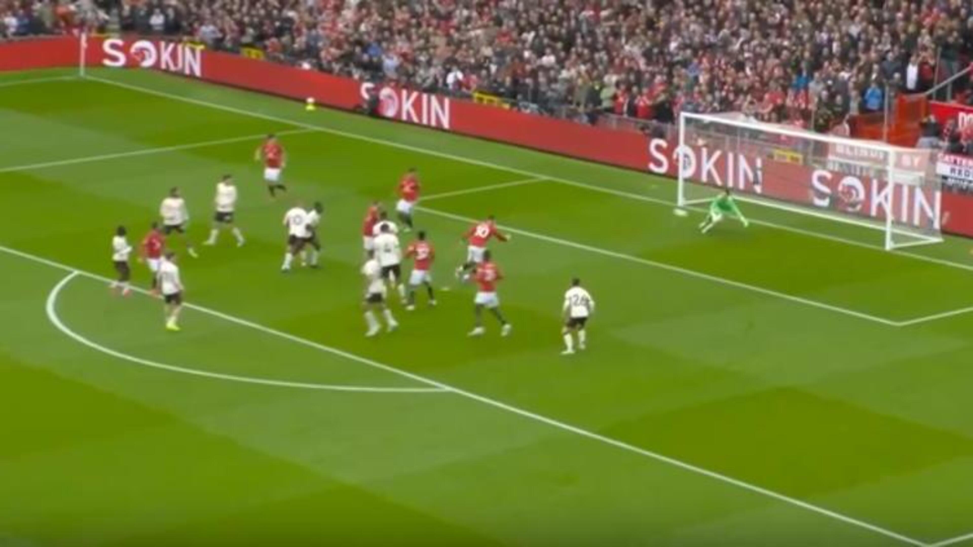 Videogoal: Manchester United snel op voorsprong tegen Arne Slot's Liverpool