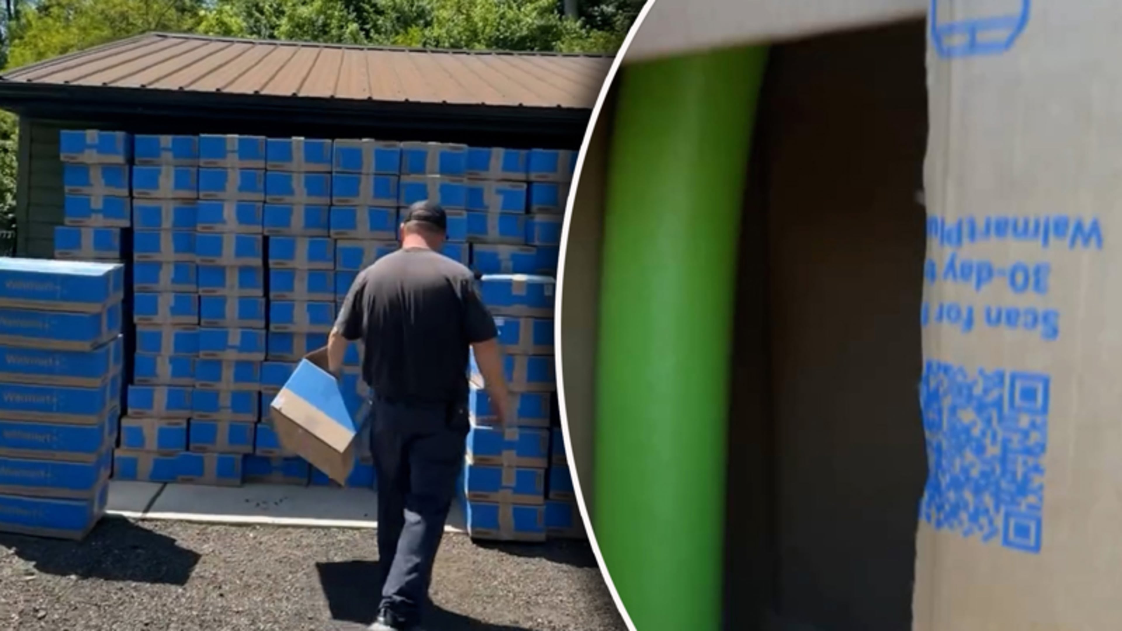 Man ontvangt 165 apart verpakte zwembadnoedels