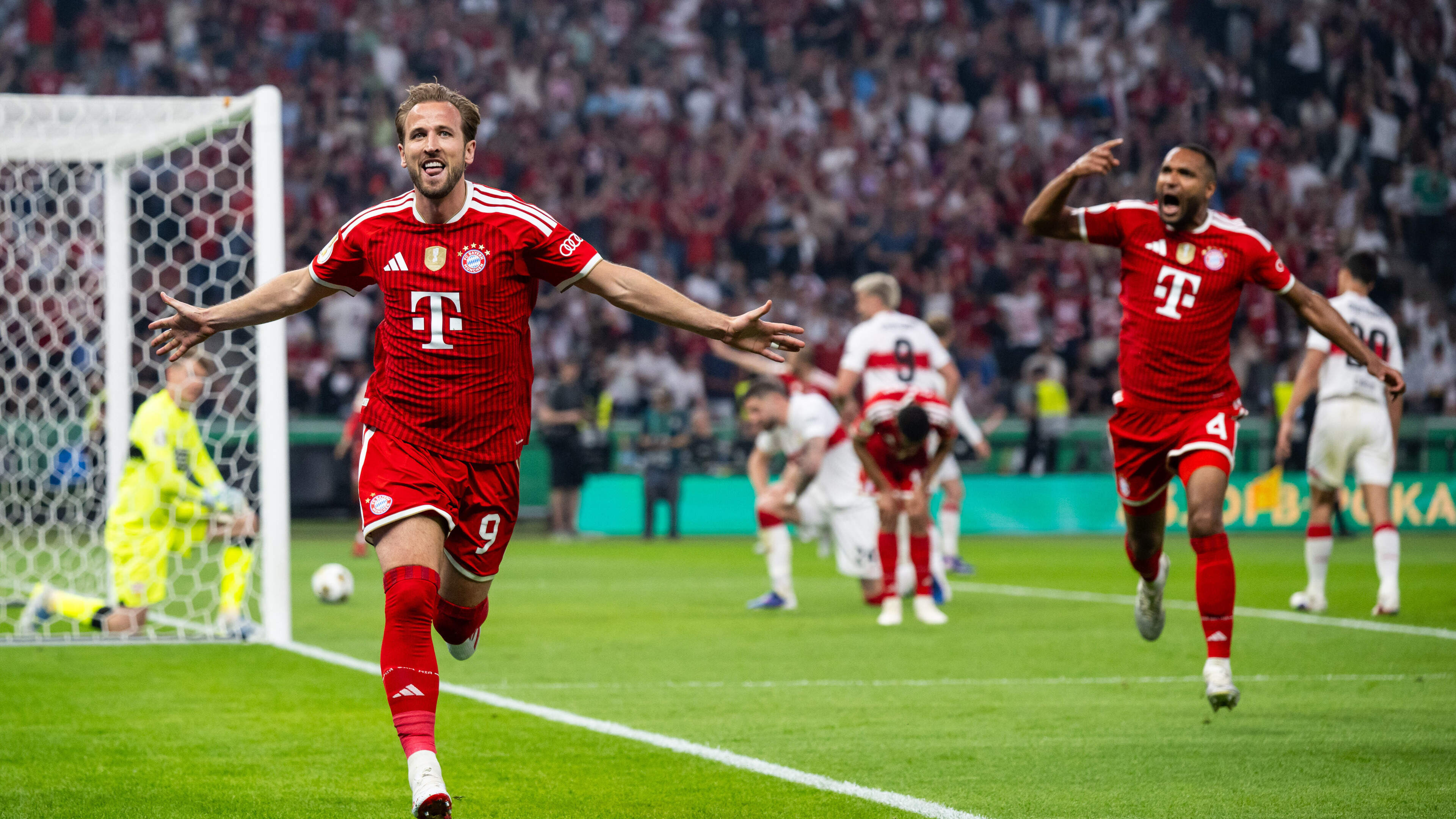 Krankzinnig goede Harry Kane bezorgt Bayern München met hattrick Duitse beker, José Mourinho aandachtig toeschouwer