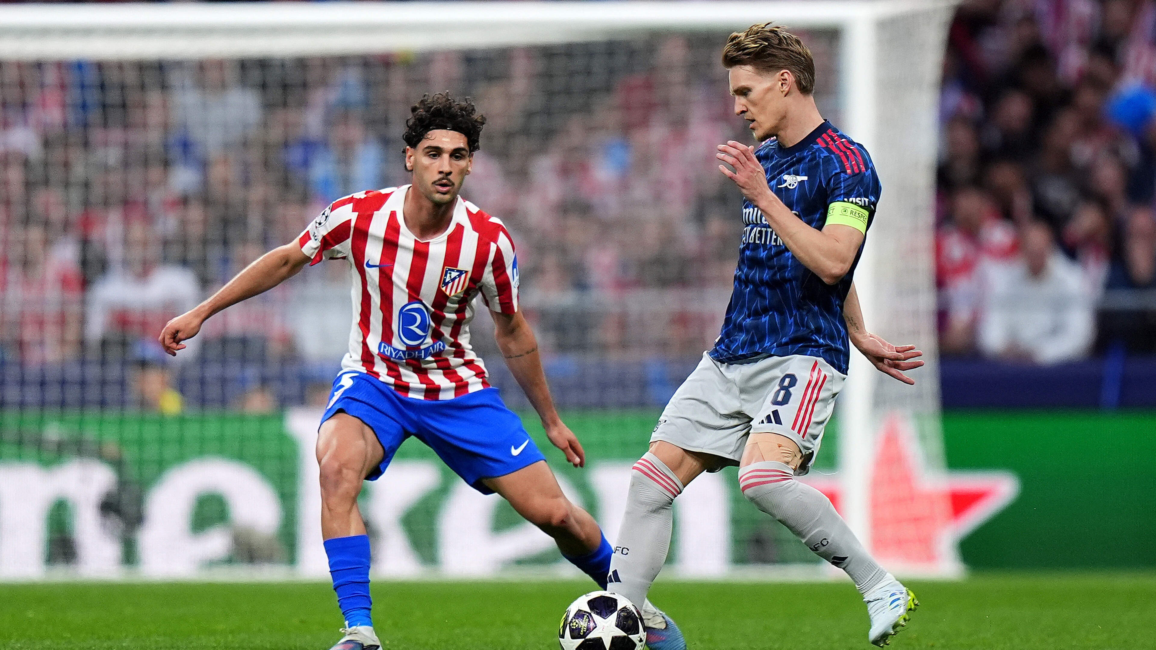 LIVE Champions League: kansjes over en weer in eerste helft bij Atlético Madrid vs. Arsenal