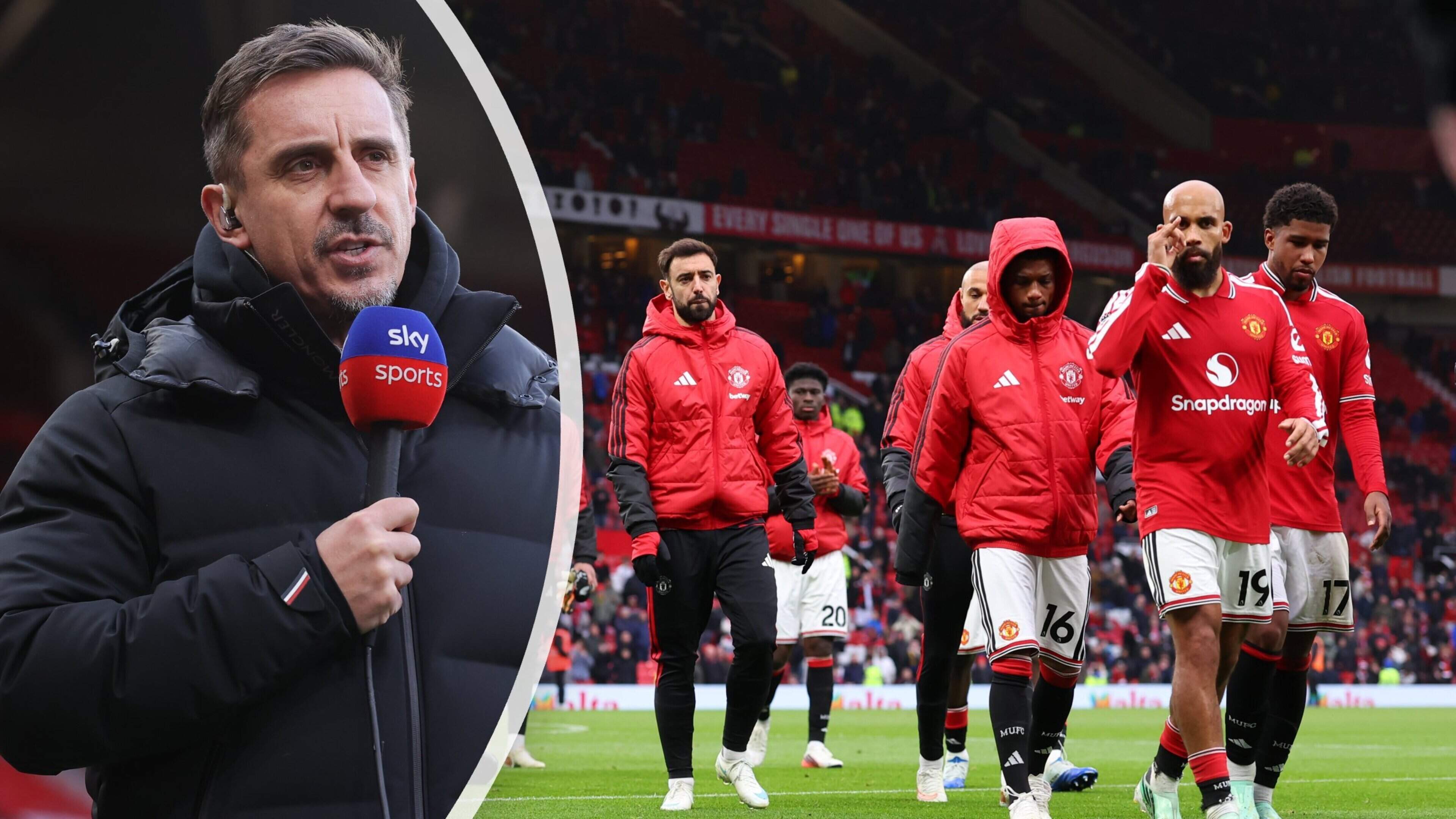 Woedende Gary Neville maakt gehakt van falende Manchester United-spelers ’die niet op tijd naar bed gaan’
