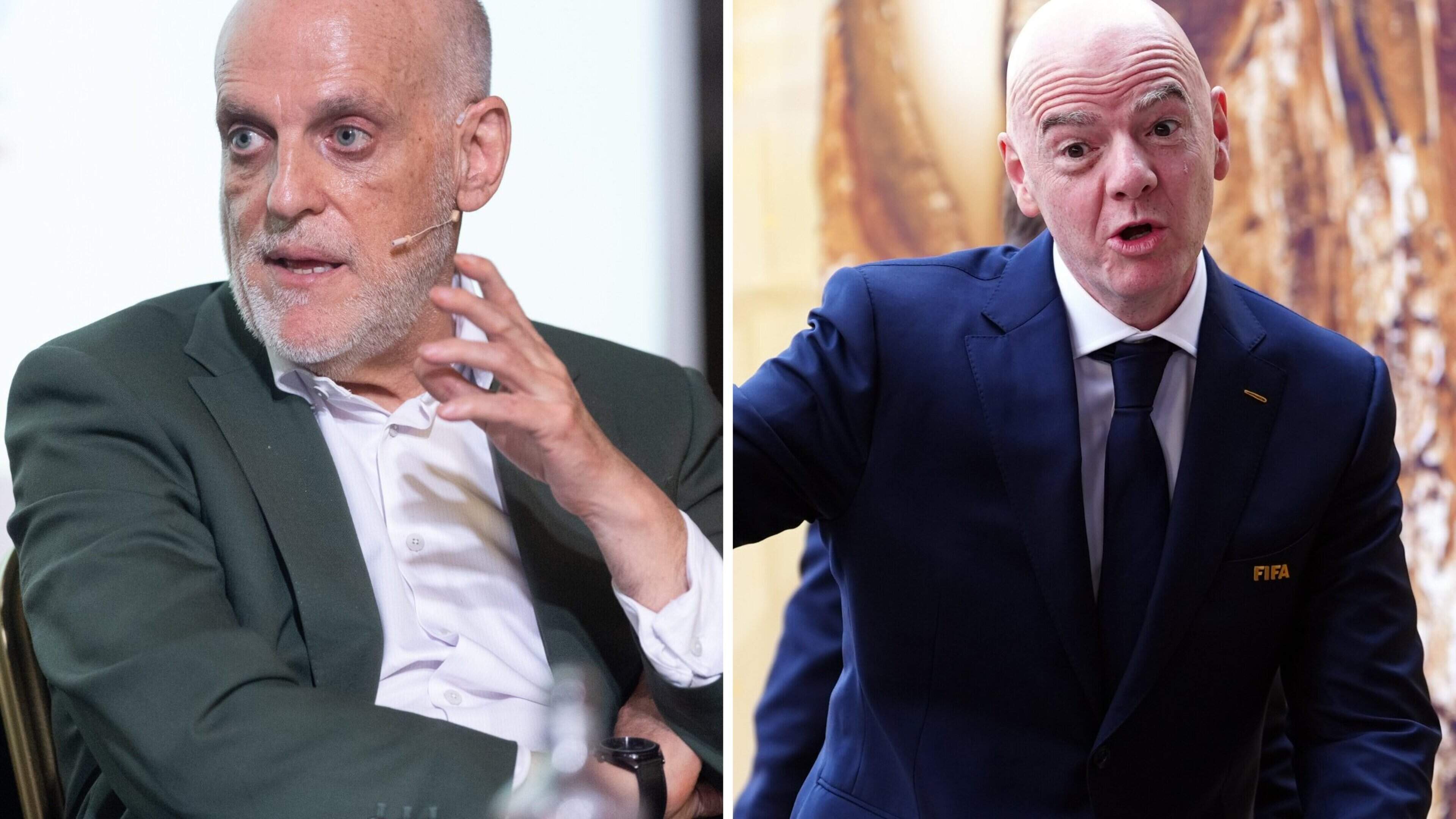 La Liga-voorzitter Tebas haalt vernietigend uit naar Infantino: ’Zijn we de intrekking van rood op het WK na een politieke interventie vergeten?’