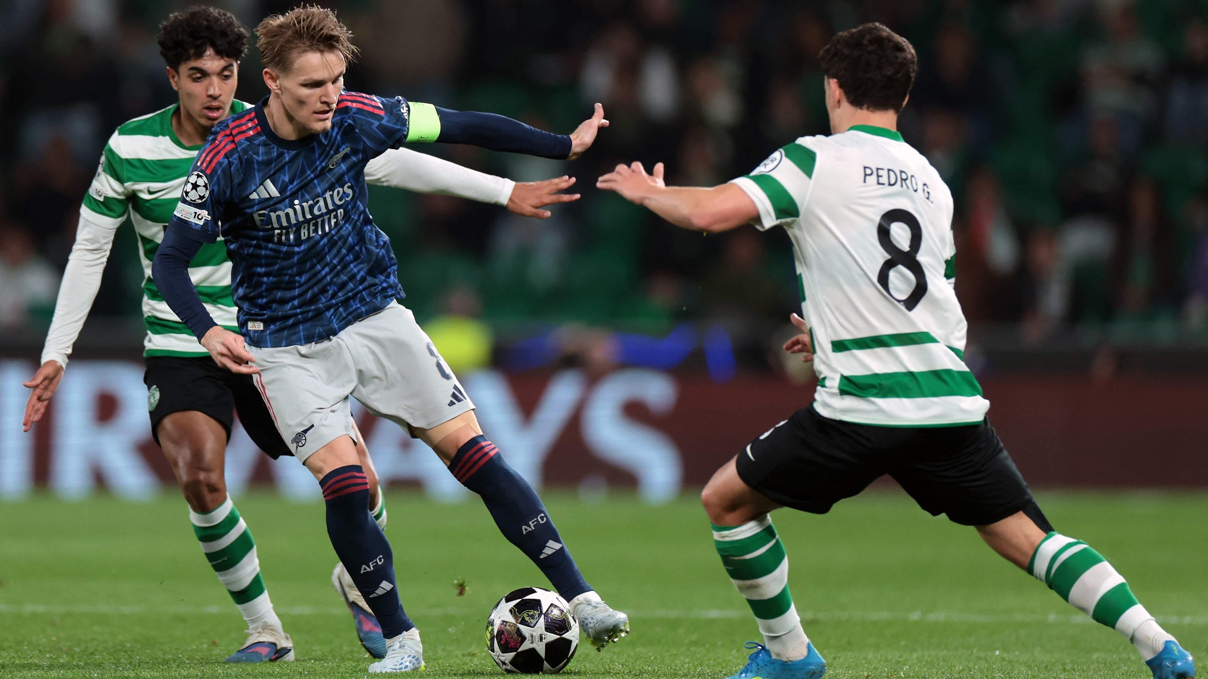 Arsenal in extremis toch nog naar overwinning bij Sporting in Champions League