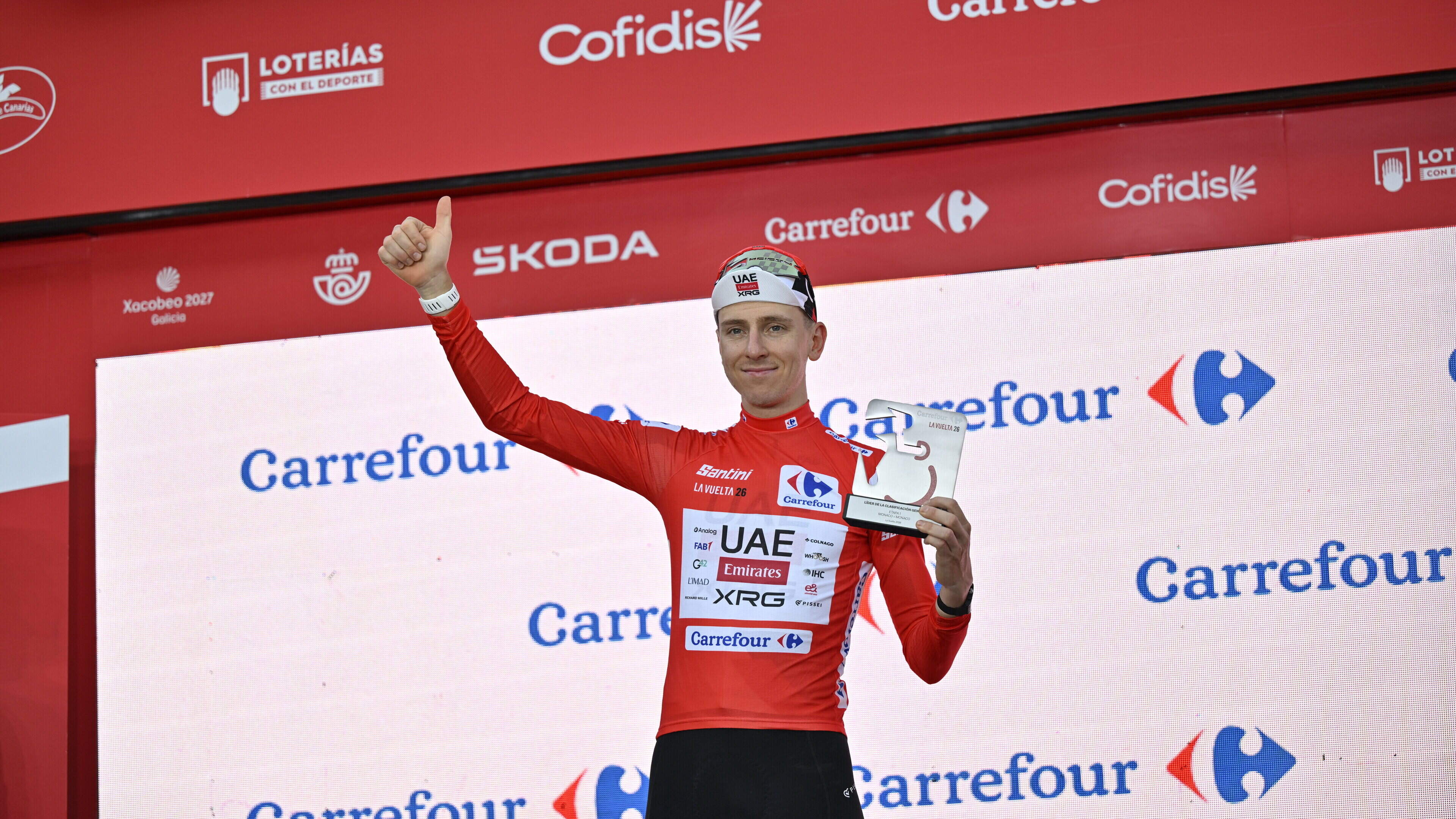 ’Gelukkige’ Pogacar frustreert na Van der Poel ook de Brit Hayter met ’geniepig’ verschil in Vuelta
