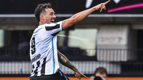 Jizz Hornkamp was amper af te stoppen.