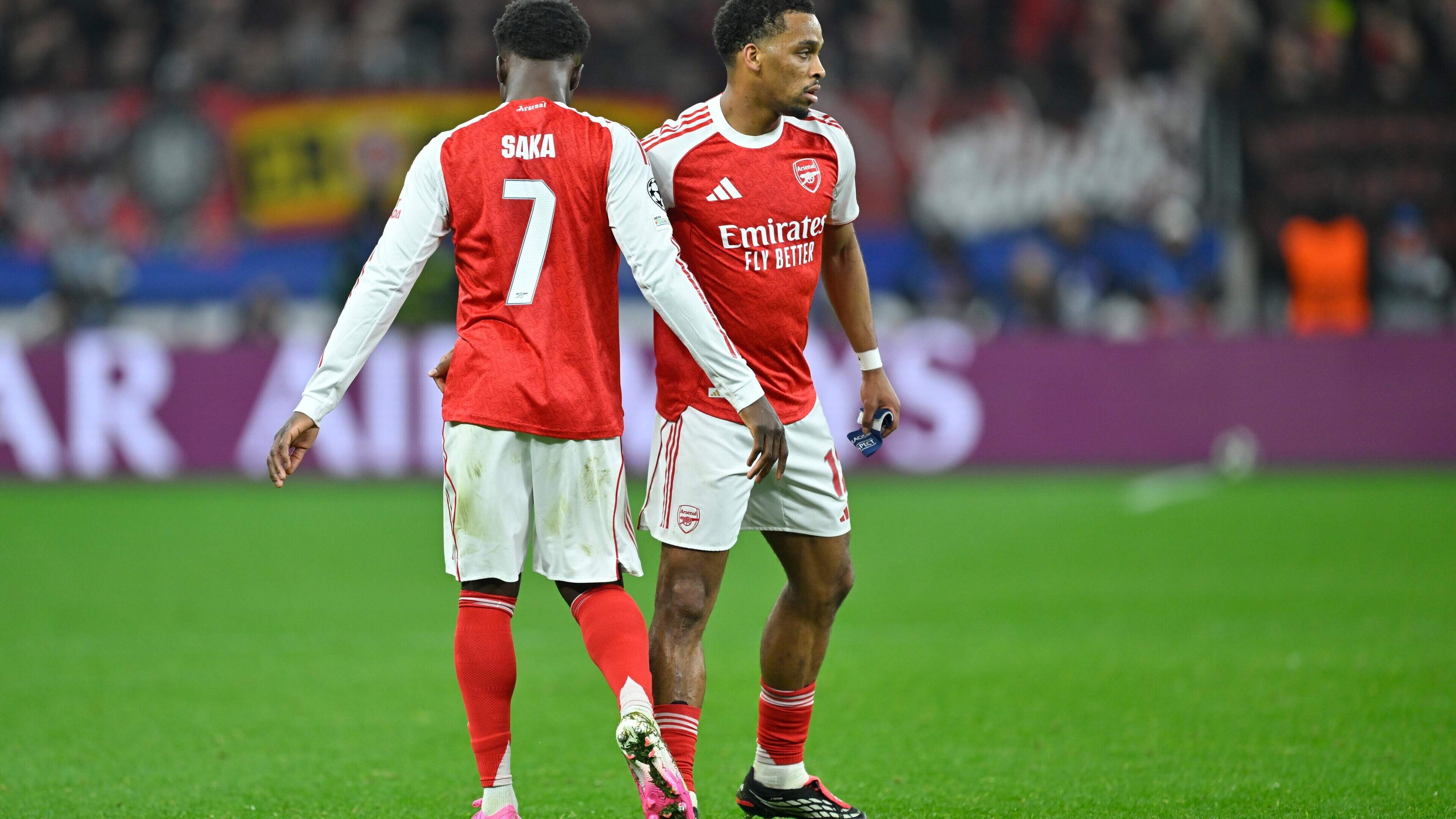 Jurriën Timber twijfelgeval bij Arsenal voor kwartfinaleclash in Champions Leagu
