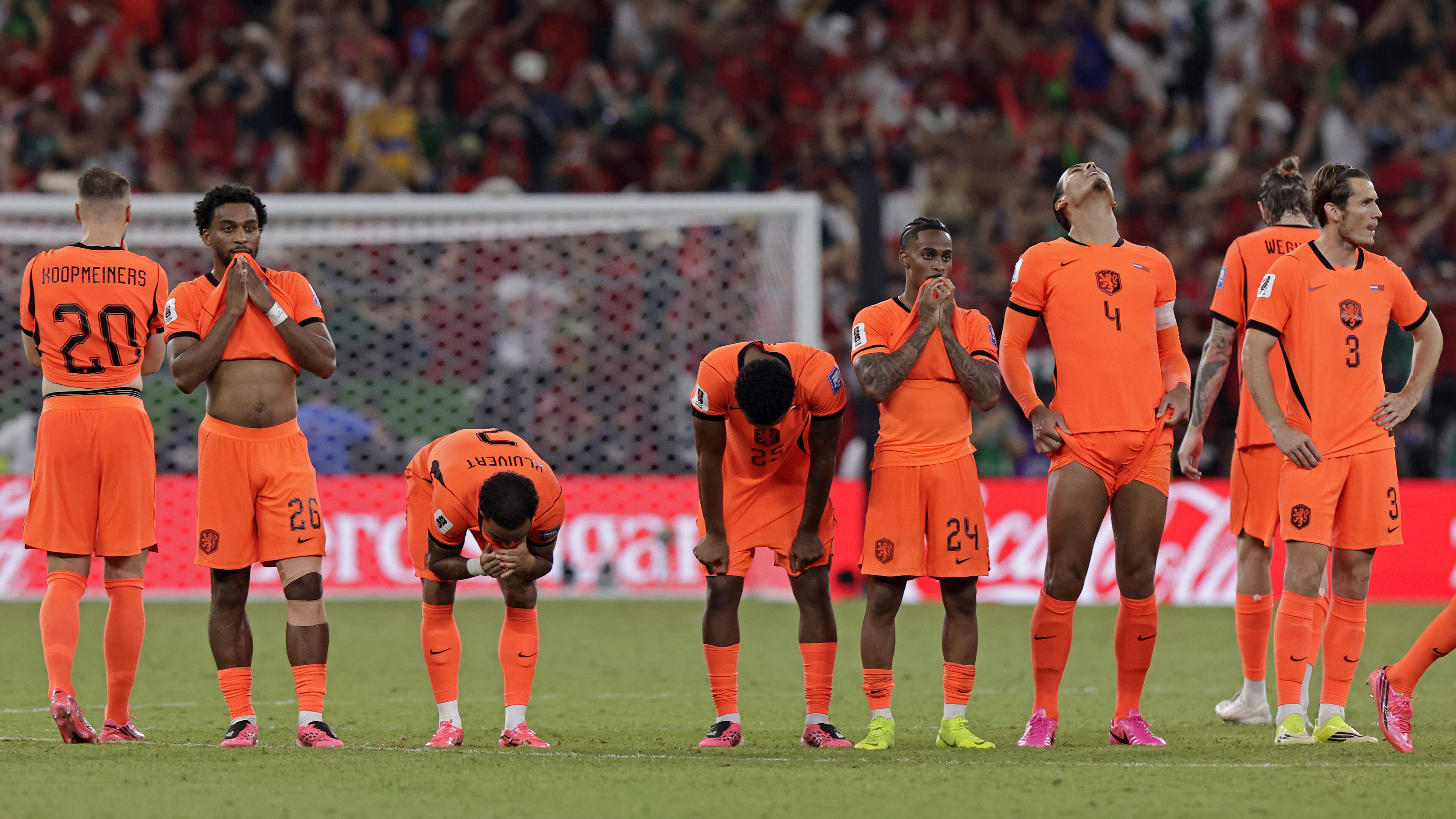 Spelers Nederlands elftal legden gemiddeld dit WK de minste kilometers af van alle 48 landen