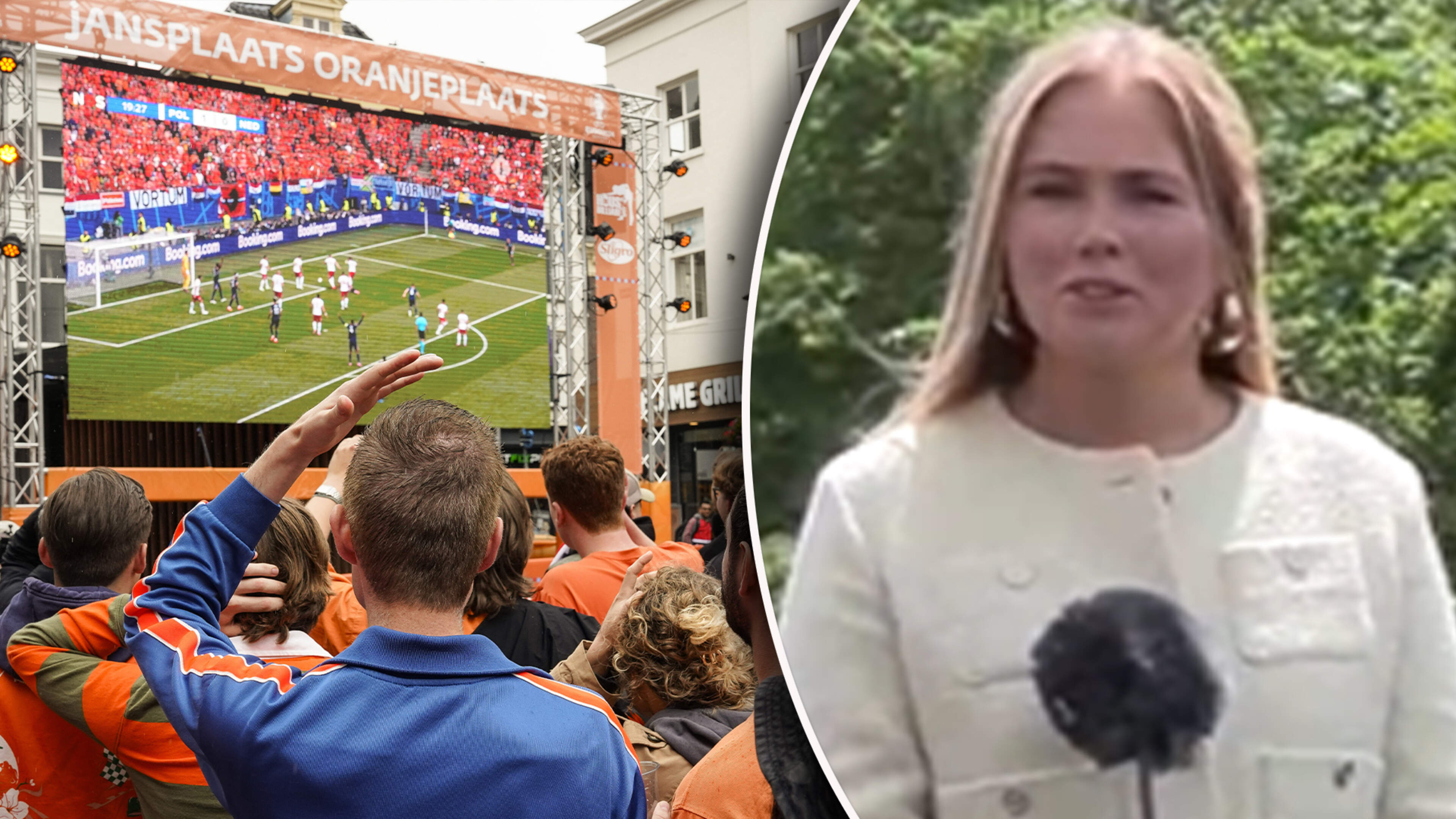 Amalia verheugt zich op WK voetbal: ‘Kijken in de kroeg in Amsterdam’